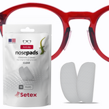 Setex Eyeglass Nose Pads - Ultra-thin (0.6mm) Starter Pack & Optical Retail Display