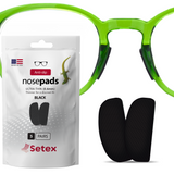 Setex Eyeglass Nose Pads - Ultra-thin (0.6mm) Starter Pack & Optical Retail Display