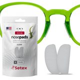 Setex Eyeglass Nose Pads - Ultra-thin (0.6mm) Starter Pack & Optical Retail Display